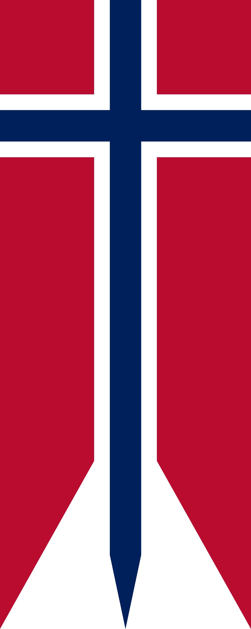 Drapeau Norvège 300x120cm idéal pour vos événements et façades