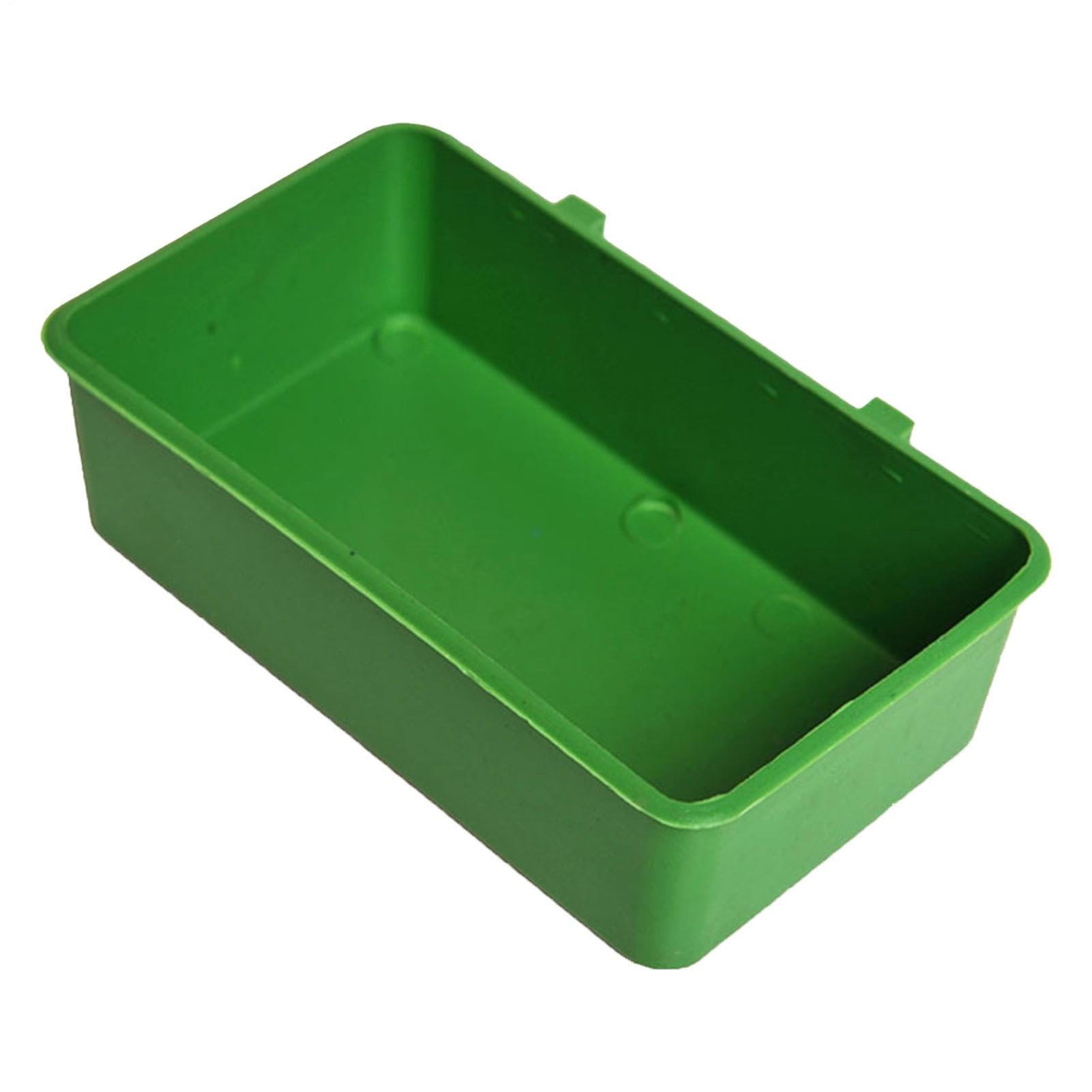 2 Pièces Baignoire pour Perroquet avec 2 Crochets Latéraux, Baignoire Oiseaux Cage Mangeoire Multifonctionnelle pour Petits Perroquets, Perruches Et Canaris
