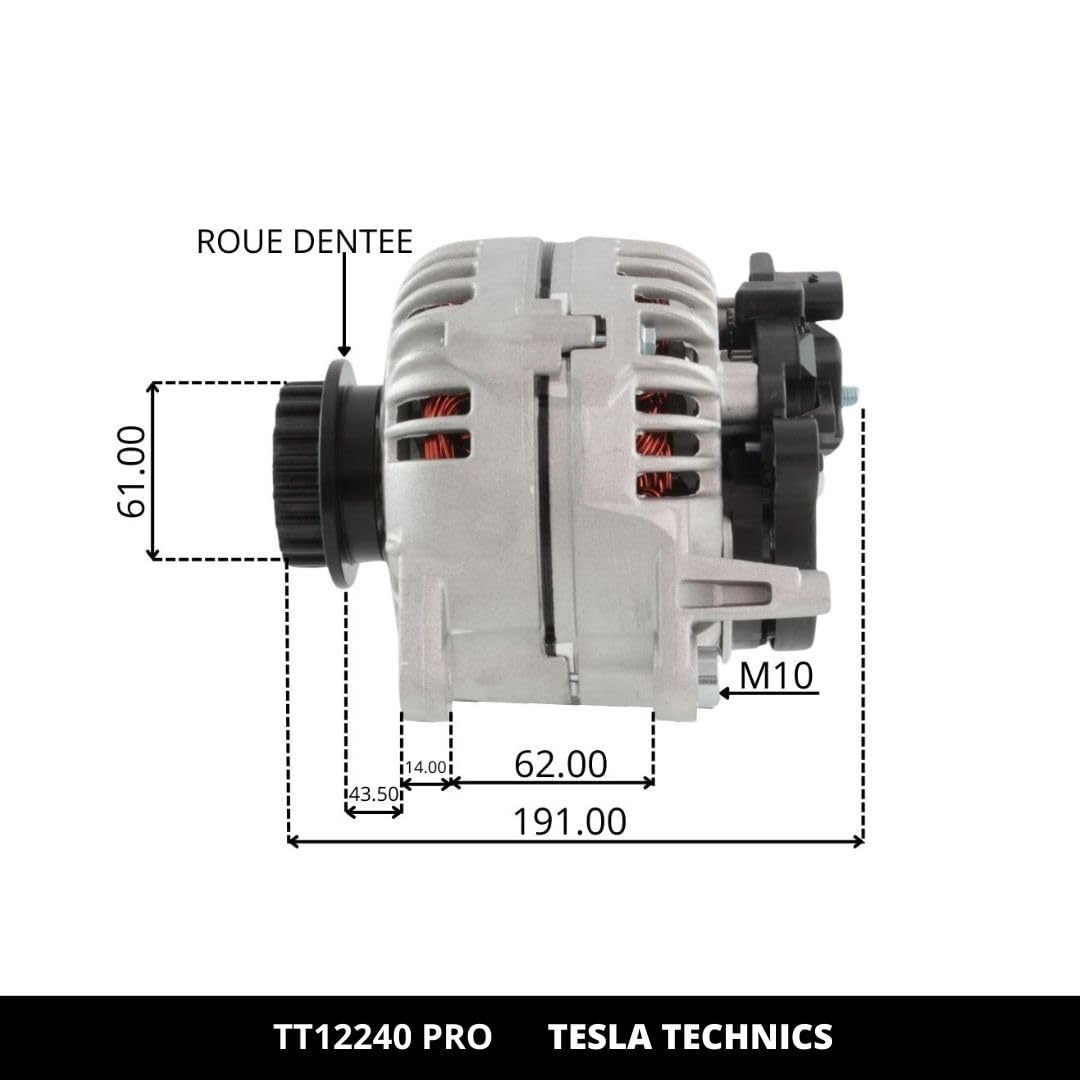 TT12240 PRO. Alternatore per auto 12 V 150A Compatibile con: VOLKSWAGEN. Il miglior rapporto qualità-prezzo. Facile installazione e garanzia.