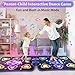 WAYKEE Dance Mat Toys for 3-12 Year Old Kids, Kids Dance Mat with Light-up 12-Button & 5 Game Modes, 2 Player Electronic Dance Pad Toys, Birthday Xmas Gifts for 3 4 5 6 7 8 9 10+ Year Old Girls Boys
