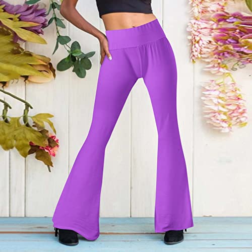 LULER Casual damesbroek met uitlopende pijpen en hoge taille broek rood dames sexy - Afbeelding 6