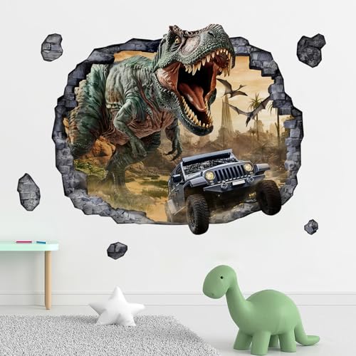 Vinilos Decorativos 3D Tyrannosaurus Rex para Pared