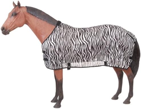Challenger Tough-1 Horse Summer Spring Airflow Zebra Fly Sheet 92102
