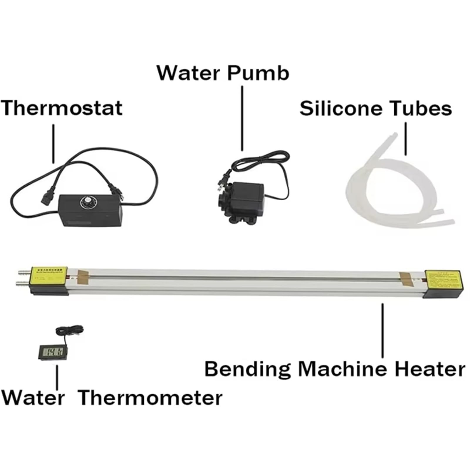 Dobladora acrílica, herramienta portátil para hacer carteles, calentamiento manual para tiras de plástico, grosor de 1 mm a 6 mm, ideal para proyectos de caja de luz y manualidades