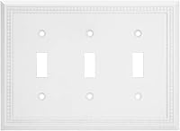 Vista 47 de Sunken Pearls - placa decorativa de pared, placa decorativa de pared, tapa de salida de la placa del interruptor, aleación de zinc sólida y duradera