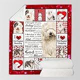 ☃SUPER DOUX, CHAUD, COSY ET RESPIRANT :La couverture chaude et confortable offre une meilleure résistance à la décoloration et aux taches que les couvertures en coton. La couverture polaire floue est parfaite pour un cadeau de vacances, un cadeau de fête des mères, un cadeau de Thanksgiving, un cadeau de Noël.