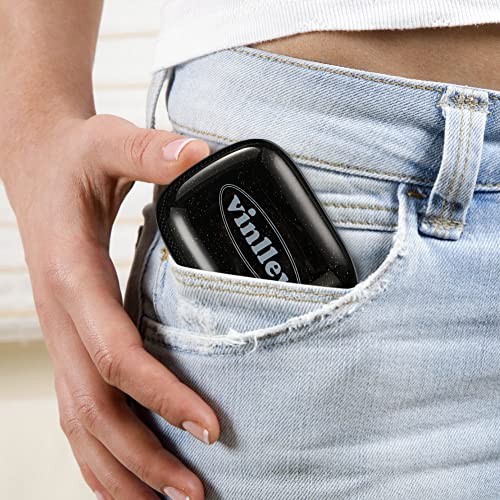 vinlley Auriculares Bluetooth, Auriculares Inalámbricos in-Ear para Correr con Micrófono con Cancelación de Ruido, Micrófono Integrado, IPX7 Impermeable, ES02 Negro