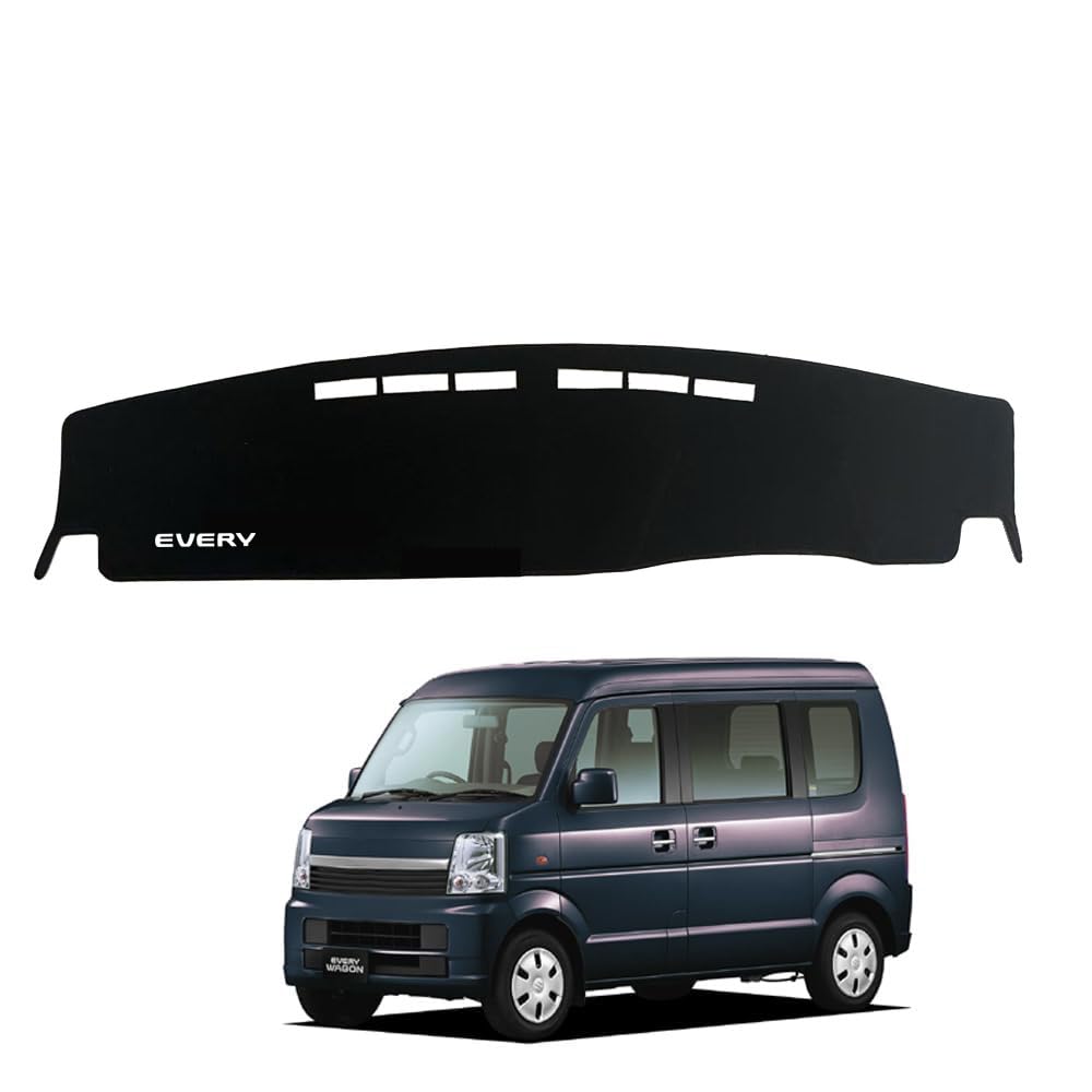 スズキ エブリイ DA64V/W ダッシュボードマット 黒 Amazon | FOR 新型 エブリー DA64W DA64V ダッシュボードマット