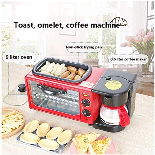 YWAWJ Brotbackautomat, Hohe Qualität 3-in-1 Multifunktions-Frühstück Maschine - Toaster mit großem Durchmesser… – Bild 5