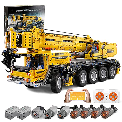 Technik Kran Ferngesteuert, Mould Technic 13107, Kompatibel mit Lego Technik