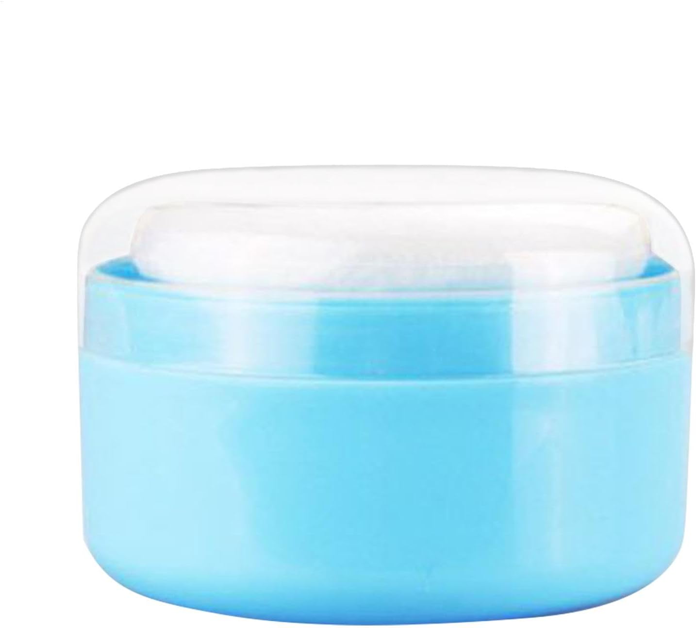 Poederpuff Container | Kinderen Talkbewaardoos – Afstofhouder Container met Puff, Ideaal voor Talk, Bad en Los Poeder