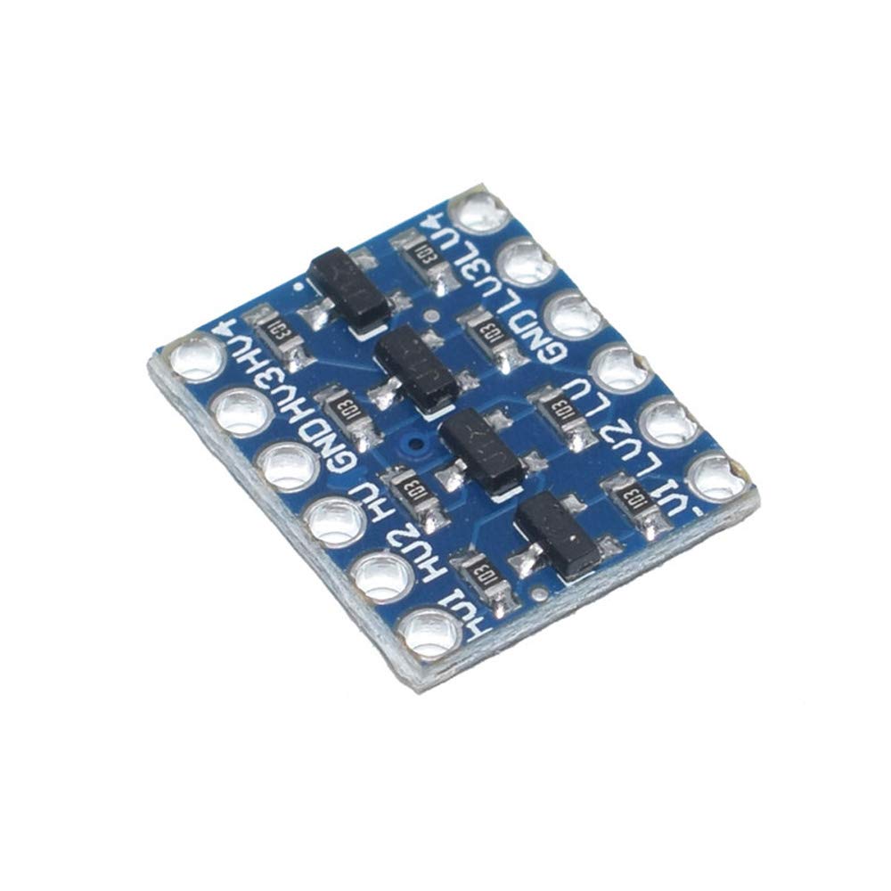 10 Pcs 3.3V to 5V 4 Channels IIC I2C Logic Level Converter Bi-Directional Shifter Module for Arduino/Raspberry Pi with Dupont Cable — view 2