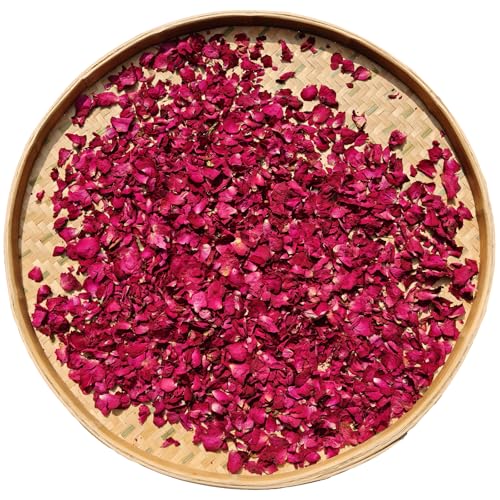 Pétalos de rosa secos 100g para manualidades miniatura 1