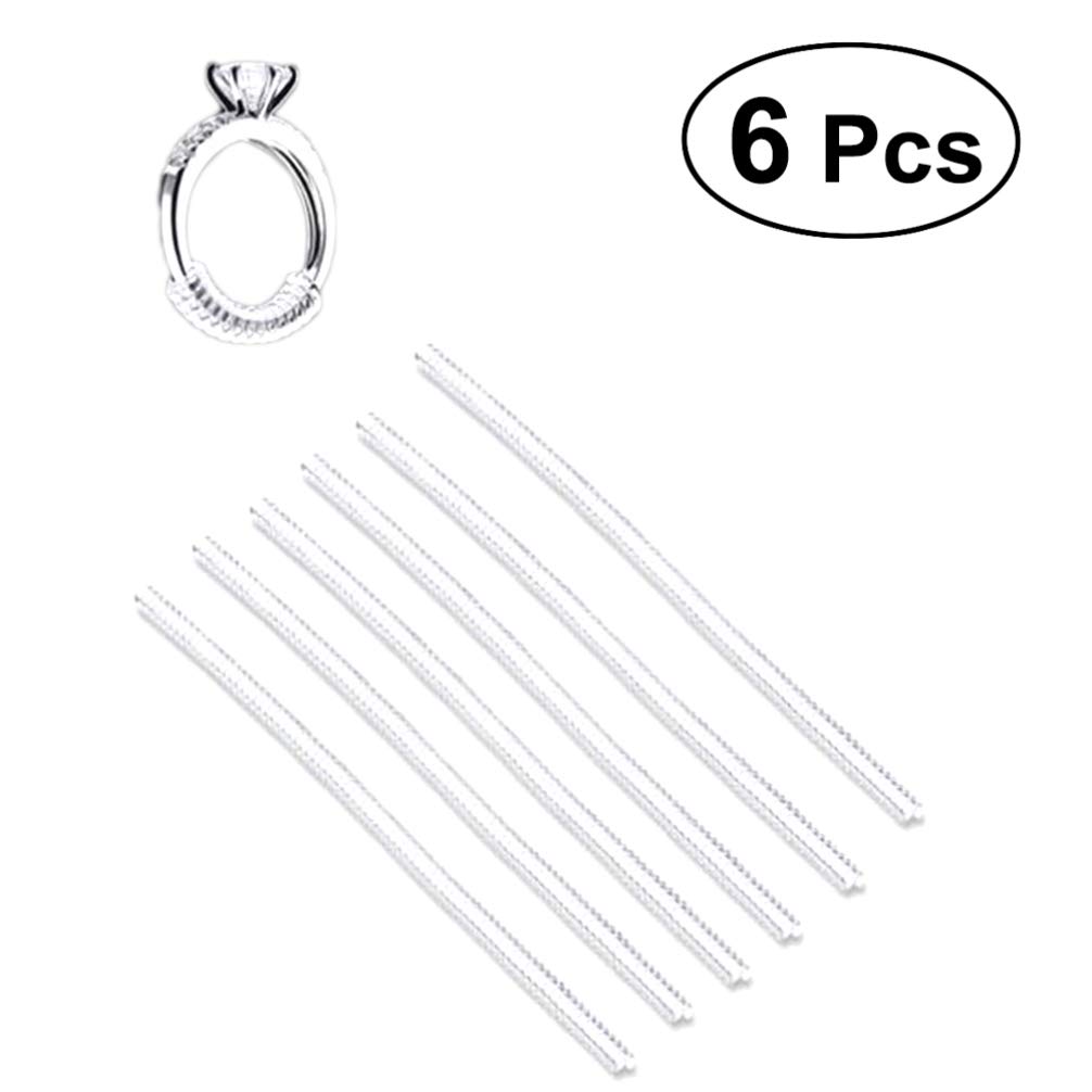 Artibetter 6 Pcs Ring Size Adjuster for Loose Rings â€“ Ring Guard, Ring Sizer, Jewelry Sizer, Mandrel for Making Jewelry Guard, Spacer, Sizer, Fitter