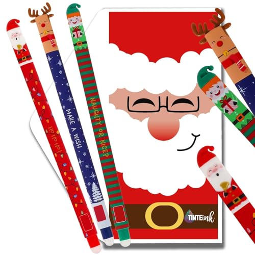 BOSSETY 3PCS Gelschreiber Radierbar丨2025 Neuer Weihnachtsstifte -...
