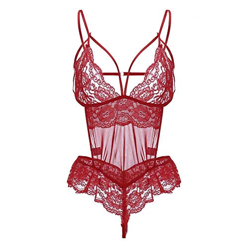 Lingerie Sexy en Dentelle : Osez le Body Transparent Dos Nu Anti-Complexe