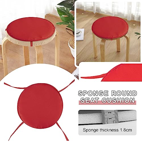 Generic PRIME DAY SPECIALS Round Chair Seat Pad, 2 Pcs Outdoor Chair Cushions Round Chair Pillow Cushion Non Slip Patio Chair Cushions Waterproof Outdoor Seat Cushions Round Chair Pads thumb #4
