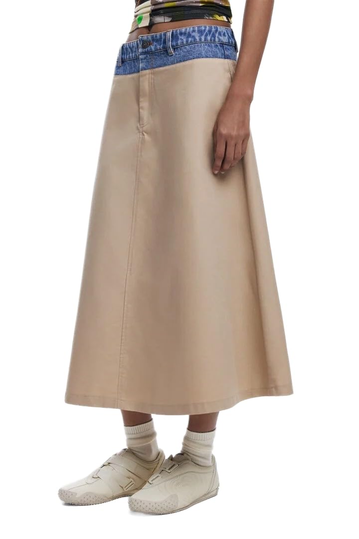 Desigual Damen Braun Fal_barceló, 6008 Beige, L