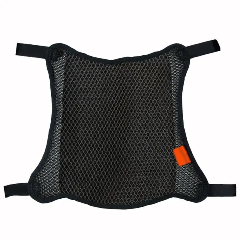 Protector de asiento transpirable para moto con malla y ajuste universal
