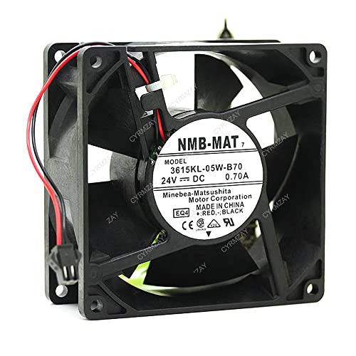 CYRMZAY Kompatibel für NMB-MAT 3615KL-05W-B70 24V 0.7A 9cm für ABB Dedicated Drive ACS510/550 Inverter Lüfter Cover