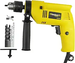 Furadeira De Impacto 1/2 500w Com 3 Brocas Titanium