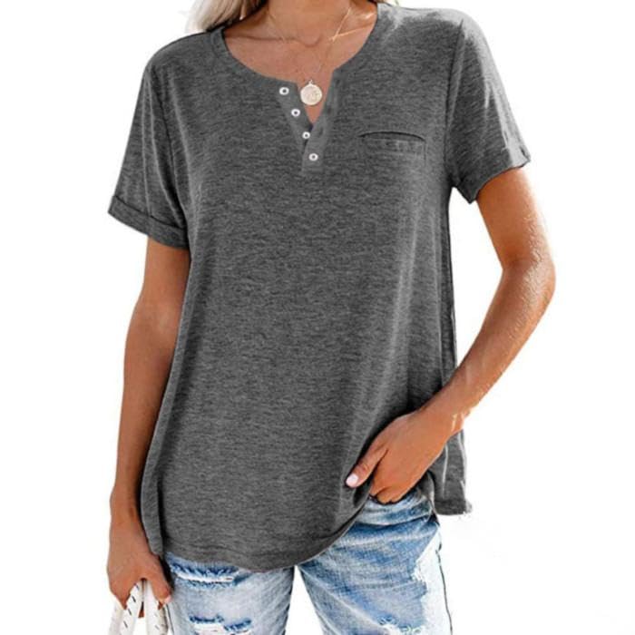 T-shirt femme Runcati anti-déformation gris foncé taille S
