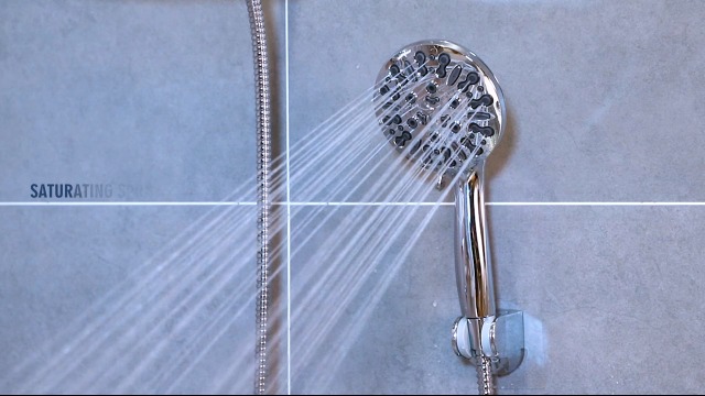 Ducha Combo Rotativa Dual 7.5" con 9 Modos de Spray miniatura 7