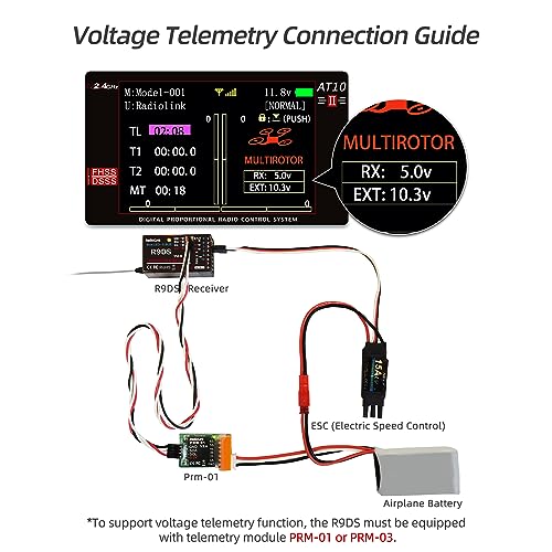 Módulo Monitor de Batería Radiolink PRM-01 para Aviones miniatura 3