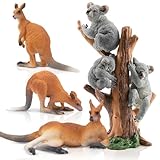 Toymany 7PCS Australian Wildlife Animal Figurines Includes...