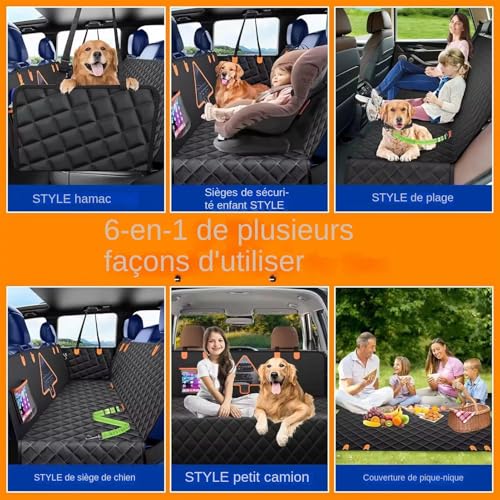 Hamac pour siège auto pour chien anti-dérapant et 100% imperméable - 4
