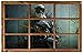 Produktbild Paintball Markierer Sport Wandtattoo Wandsticker Wandaufkleber H1267 Größe 60 cm x 90 cm