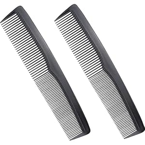 2 Pieces Comb,Wide Tooth Comb,Hair Comb,Combs for Women,Hair Combs for Women,Wide Tooth Comb for Curls,Anti-Static,Wide Tooth Comb + Fine Teeth,18.7 cm
