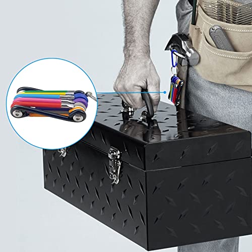 Set di chiavi esagonali multicolori da 9 pezzi con...