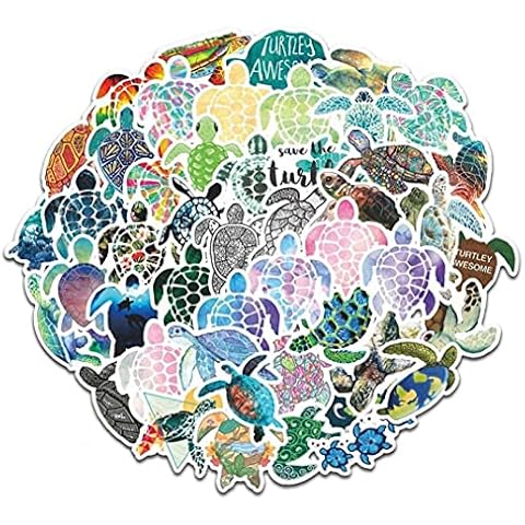 Pegatinas De Tortugas Marinas Zonster 50pcs Cover