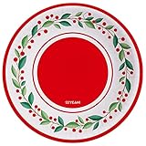 Pack de seis boles de cartón con diseño de acebo. Medidas: 450 cc. 100% reciclables.