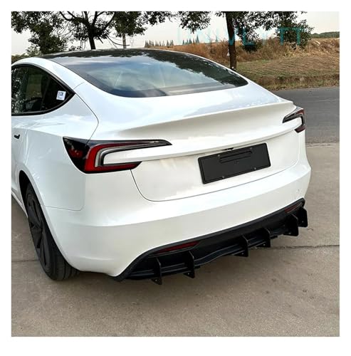 Diffuseur de pare-choc arrière pour Tesla Model 3 2023-2025 spoiler noir - 4