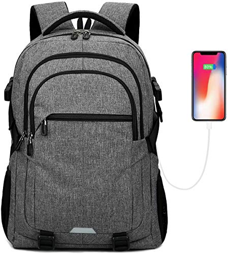 Preisvergleich Produktbild Laptop-Rucksack mit USB-Ladeanschluss, wasserdichter Reiserucksack