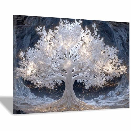 Arbre de vie impression sur toile pour insuffler poésie et sérénité dans votre chambre