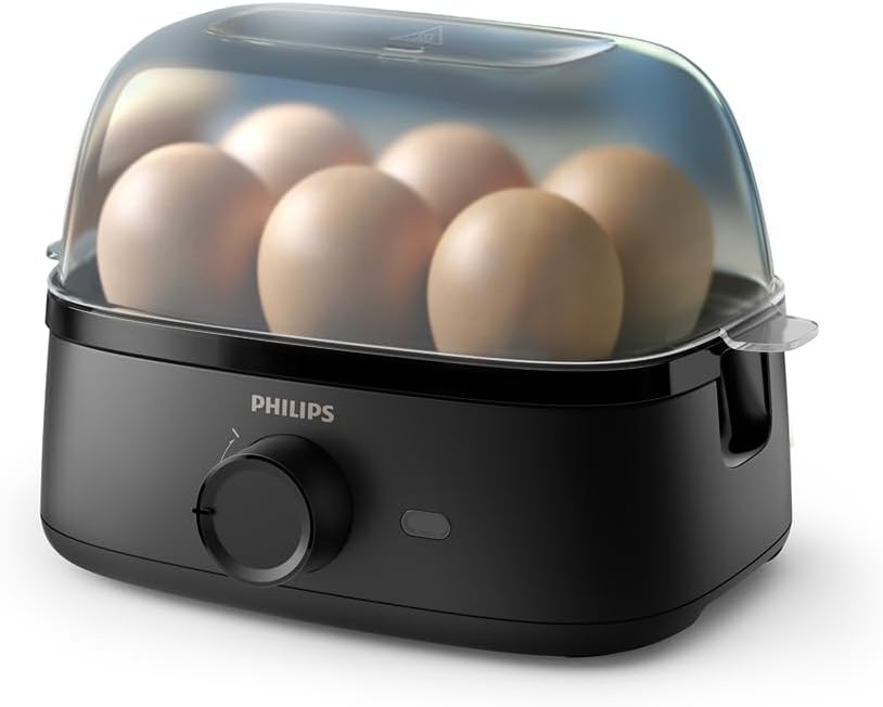 Philips Plastic HD9137/90 Philips Powersource Egg Boiler 400W, Black