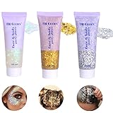 ★ 【Uso amplio】 Esta sombra de ojos con brillo prensado teñido se puede aplicar a los ojos,cejas,labios, mejillas,cara y decoración de uñas. Puede usar el brillo grueso para decorar su hogar, la carcasa del teléfono, los anteojos, la tarjeta de invitación,el arte corporal, los bolsos, el vestido, el maquillaje u otras creaciones de bricolaje.Estos brillos son ideales para uñas, rostro, ojos, labios, cuerpo y cabello. No importa si se usa con cualquier artículo,¡siempre puedes brillar con estilo!
