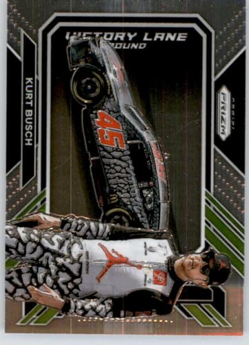 2023 Panini Prizm Victory Lane Bound Racing #13 Kurt Busch Official NASCAR Trading Card in Raw (NM or Better) Condition
