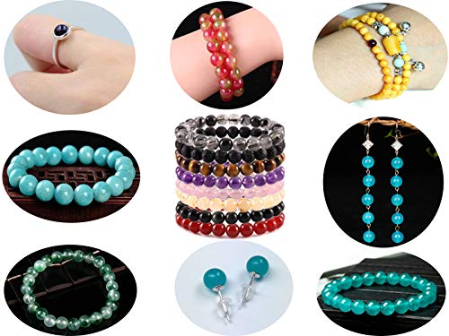 100Pcs 10Mm Orange Red Chalcedony Beads Natural Round Stone Beads Loose Smooth Crystal Quartz Gemstone For Jewelry Making Craft Diy (Orange Red Chalcedony Beads 10Mm, 013) #TOP4