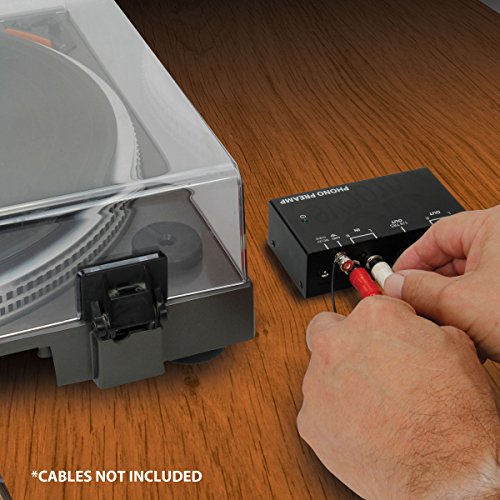 Gogroove Mini Phono Turntable Preamp Preamplifier With 12 Volt Dc Adapter, Rca Input For Vinyl Record Player - Compatible With Audio Technica, Crosley, Jensen, Pioneer, 1Byone And More Turntables #TOP3