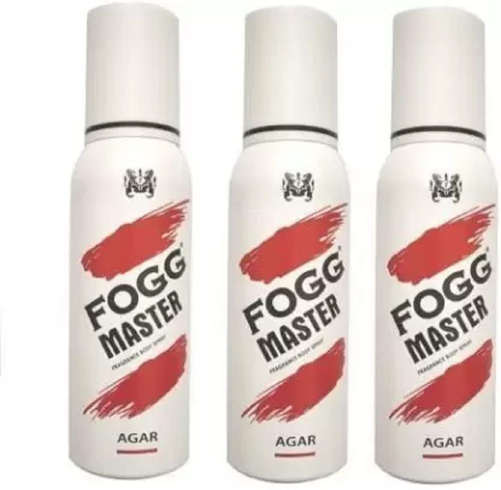 FOGG Master Agar Fragrance Body Spray, 150Ml Each Body Spray - For Men & Women (450 Ml), 3 Count-picture-12
