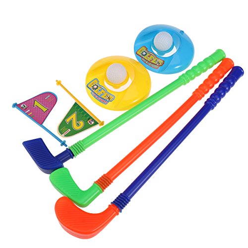 NUOLUX Toy Golf Set Plastic for Toddler Kid Parent-Child Games