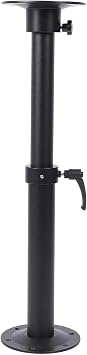 RiToEasysports Adjustable Aluminum Table Leg for RV Indoor Outdoor Use, Heavy Duty 450 to 725mm, Detachable Design for Easy Storage