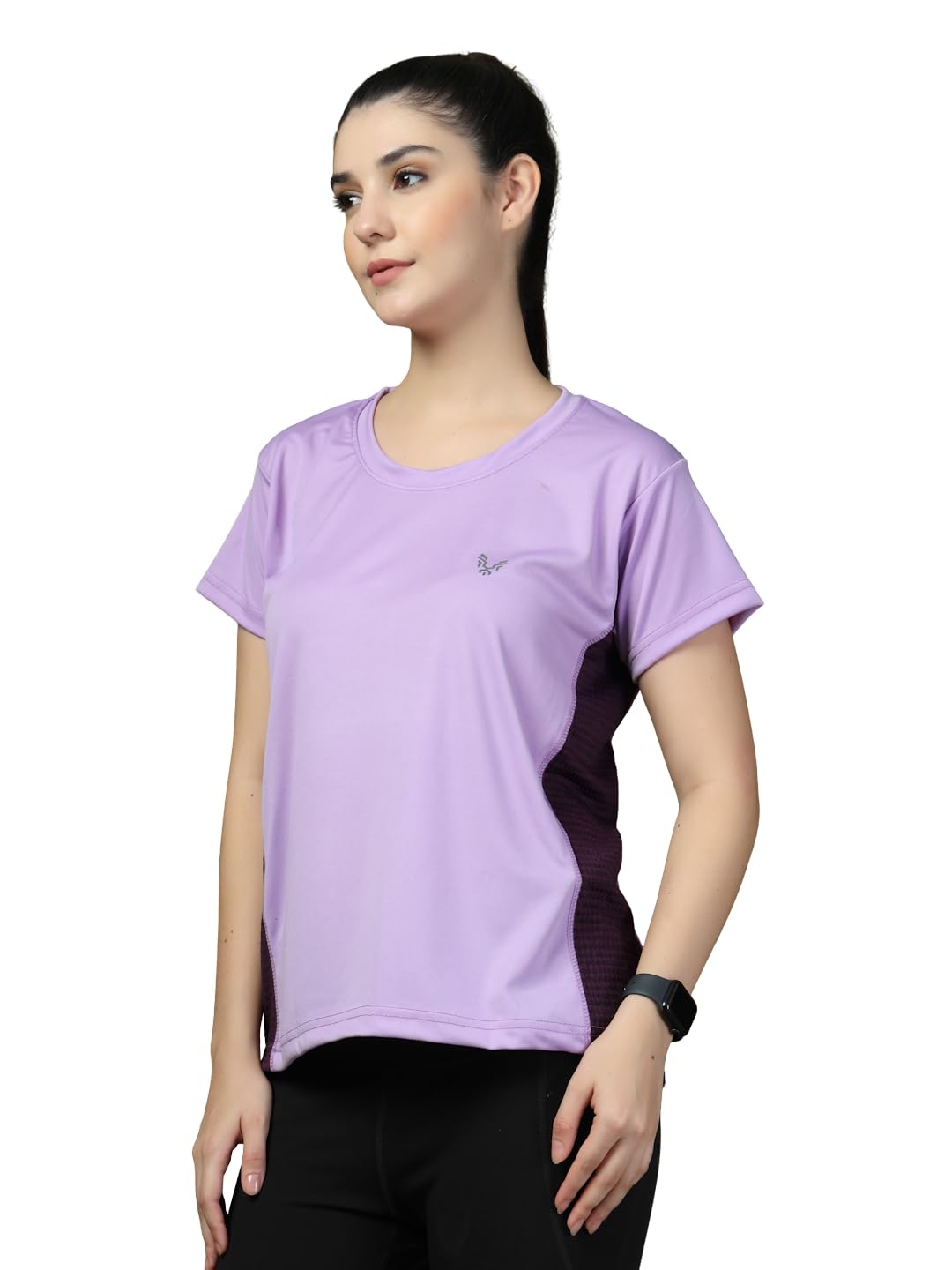 Womens Dry Fit Workout Top Sports Gym T-Shirt-image-17