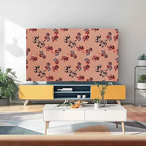 Image of Glassiano Marigold Dustproof Printed 32 inch LED TV Cover Screen Protector Compatible for All Models, Print 42