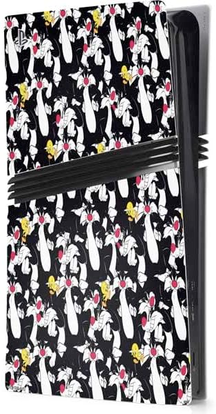 Skinit Decal Gaming Skin Compatible with PS5 Pro Console - Officially Licensed Looney Tunes Sylvester Full Design