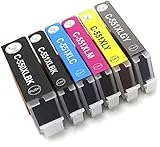 【Sostituisce Contenuto】Cartucce di inchiostro compatibili per cartucce d' inchiostro Canon PGI-550 CLI-551 compatibili ad alta resa (1PGBK, 1BK, 1C, 1M, 1Y, 1GY) Kit 10. Incredibile costo-efficace, facile da installare, con chip ad alta tecnologia perfettamente riconosciuto come marchio OEM.